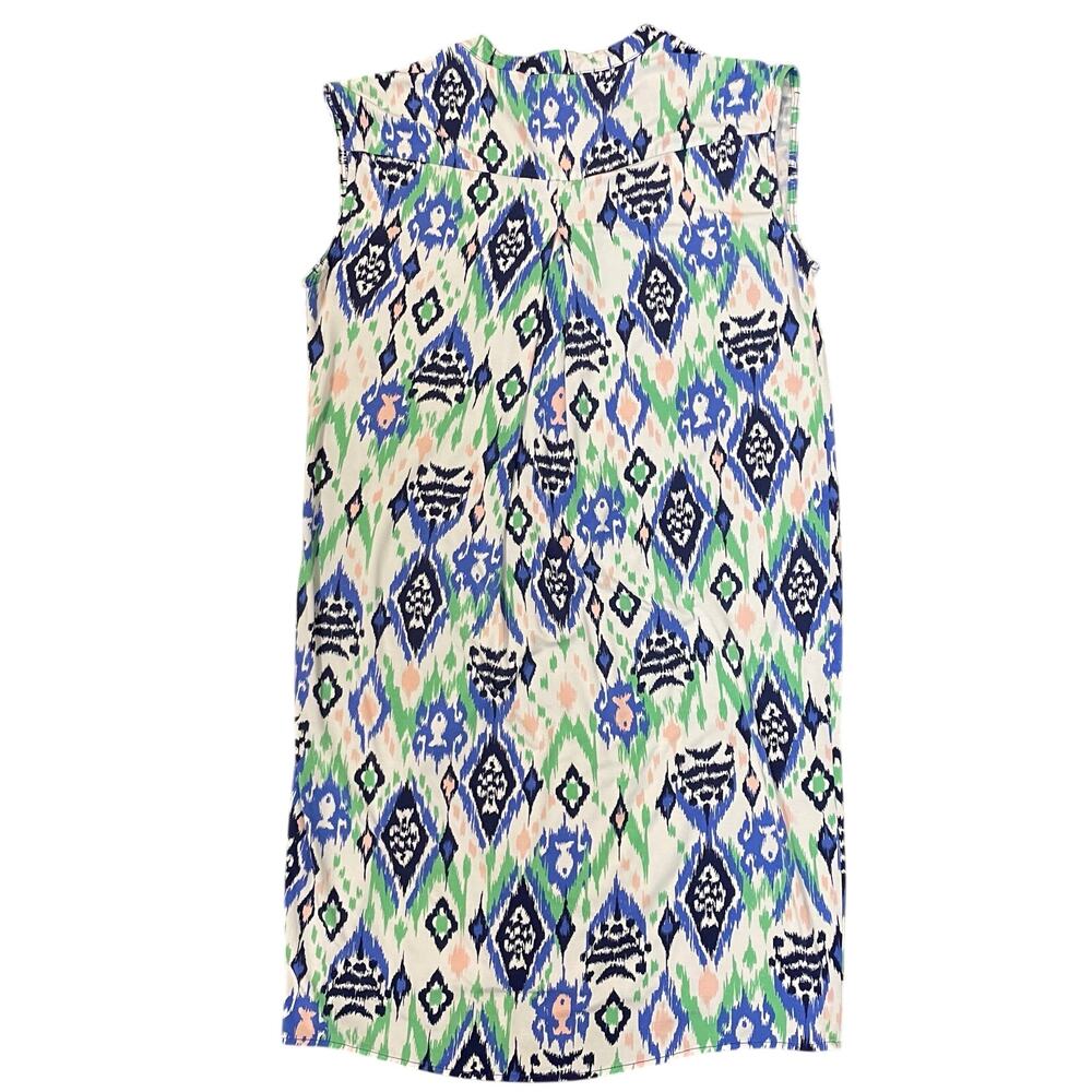 Tori Richard Honolulu V-Neck Shift Dress Tropical Fish Print Size L Multicolor - Picture 5 of 10